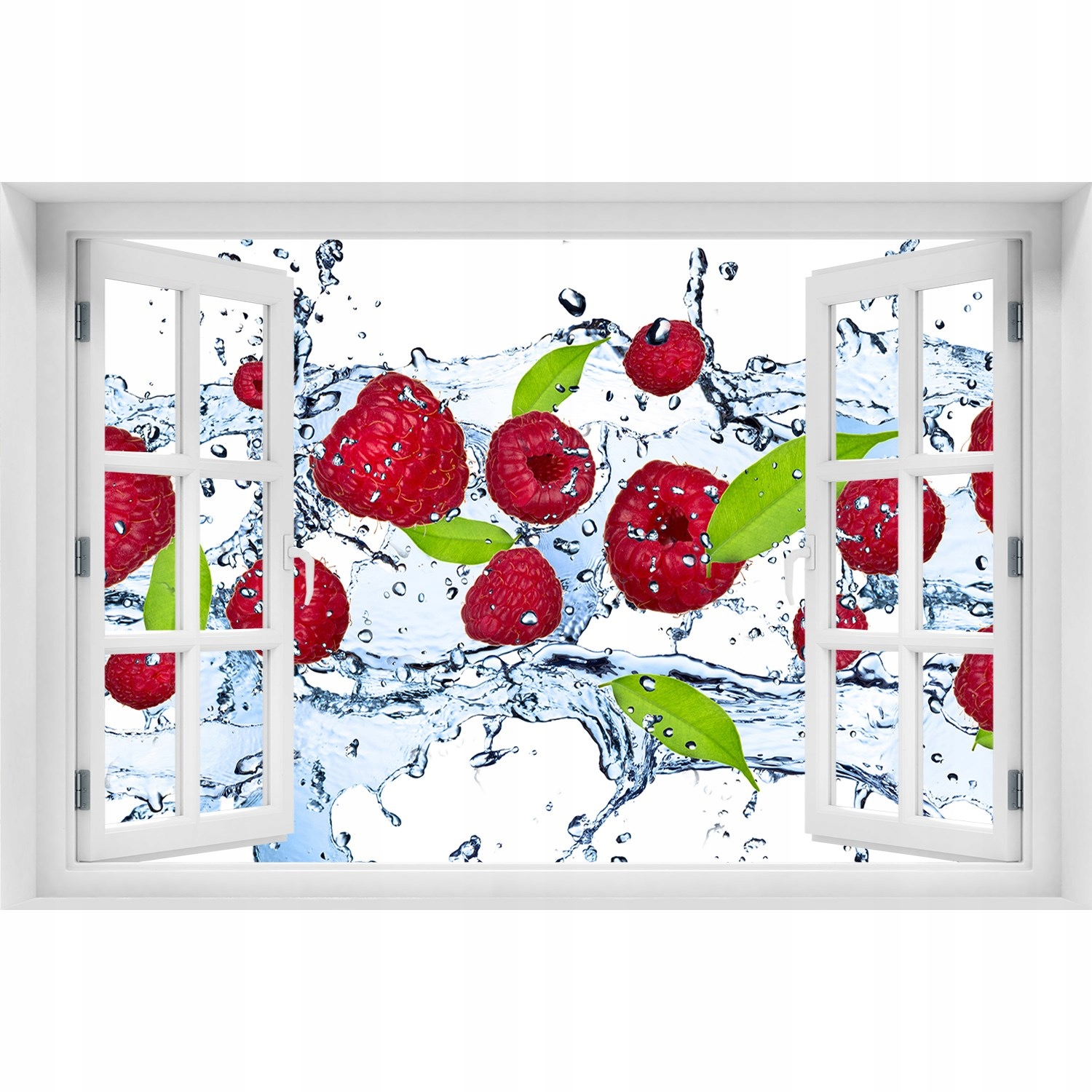 

Samoprzylepna Naklejka ścienna Maliny woda 120x80