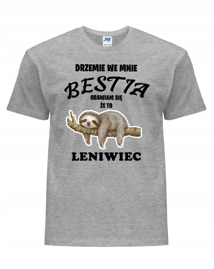 

koszulka Leniwiec Bestia śmieszna M