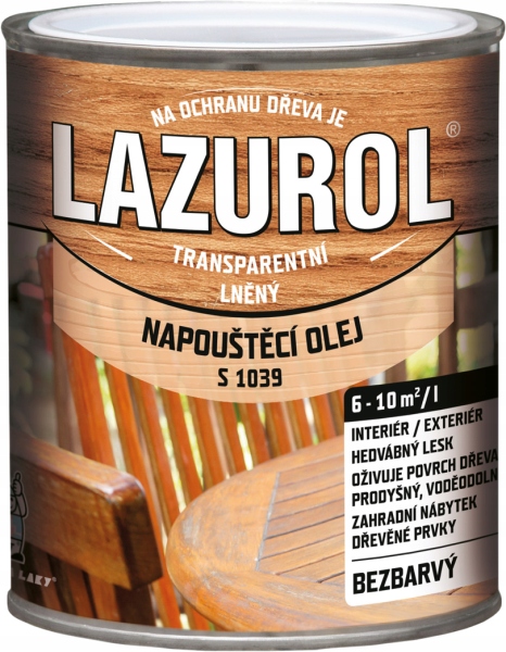 Olej impregnujący LAZUROL 750ml BEZBARWNY