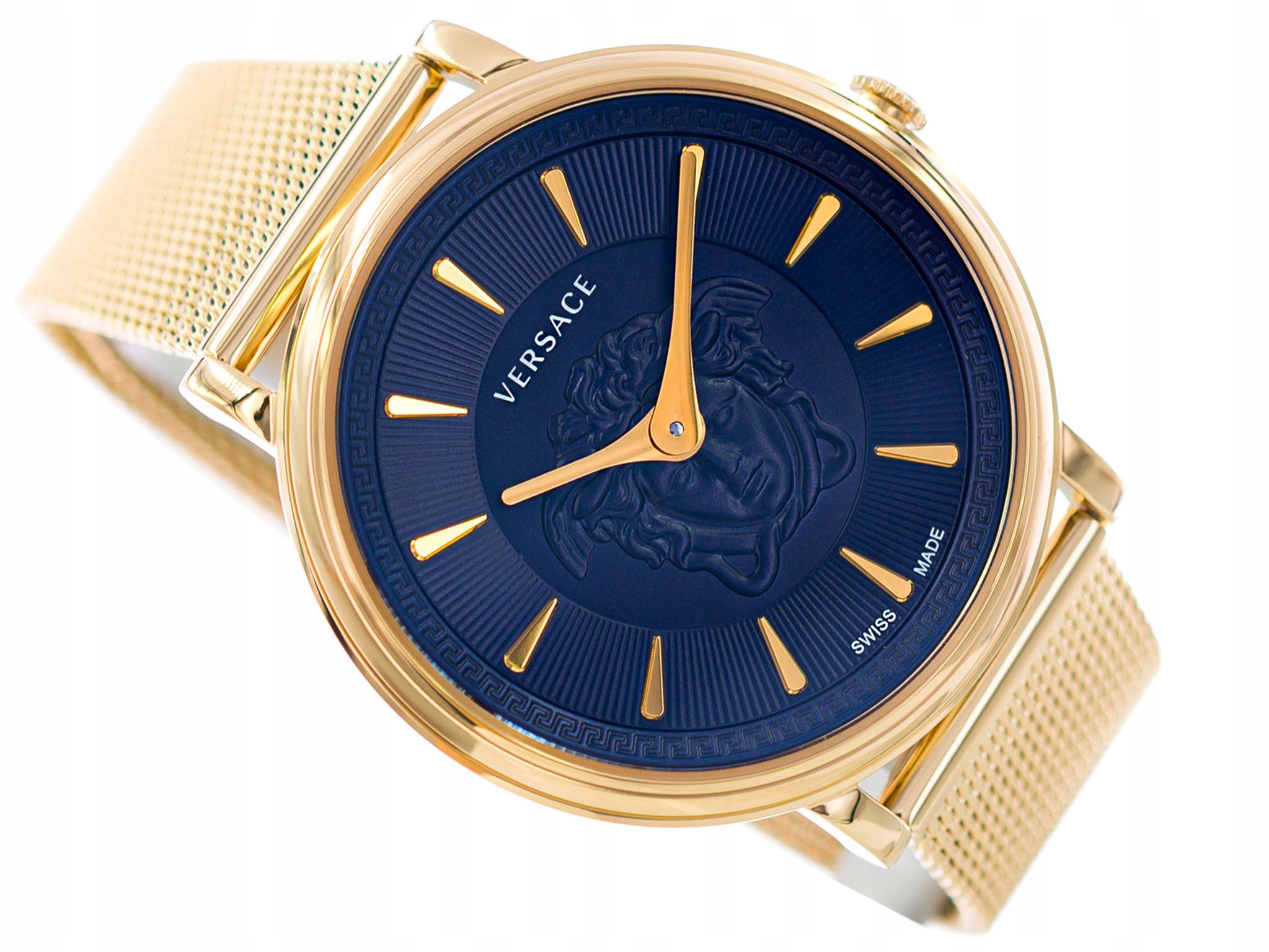 Dámské Hodinky Versace VE8104021 V-circle Zlaté
