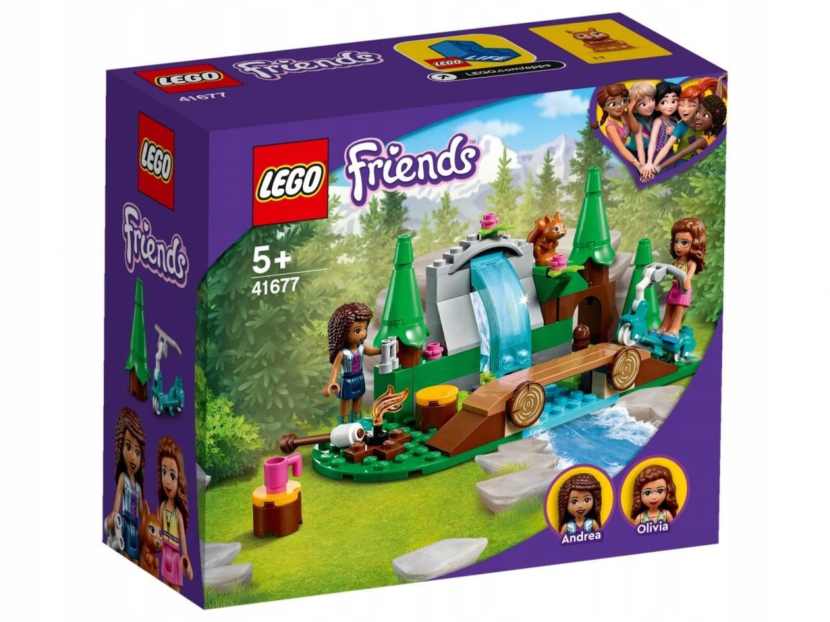 

Lego Friends Andrea Olivia Leśny wodospad 41677