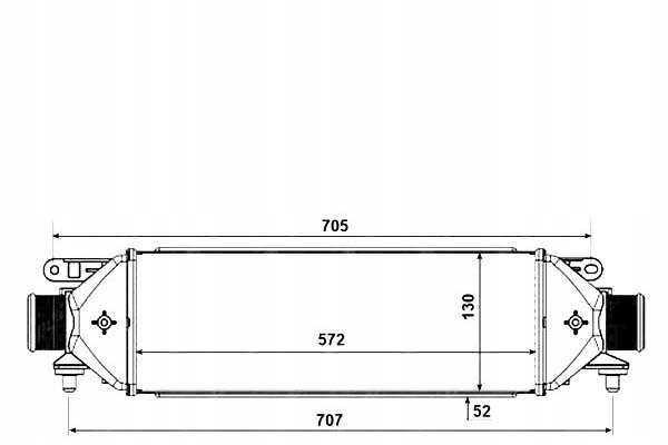 Nrf Intercooler Fiat Bravo/punto 1,9D 07- Asistent řidiče #28