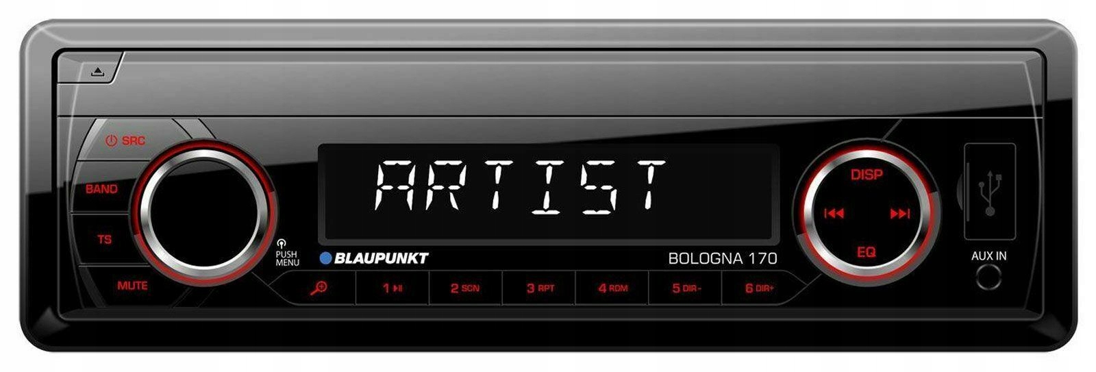 Blaupunkt Bologna 170 autorádio MP3 Usb Sd Aux Max Power 4x40W