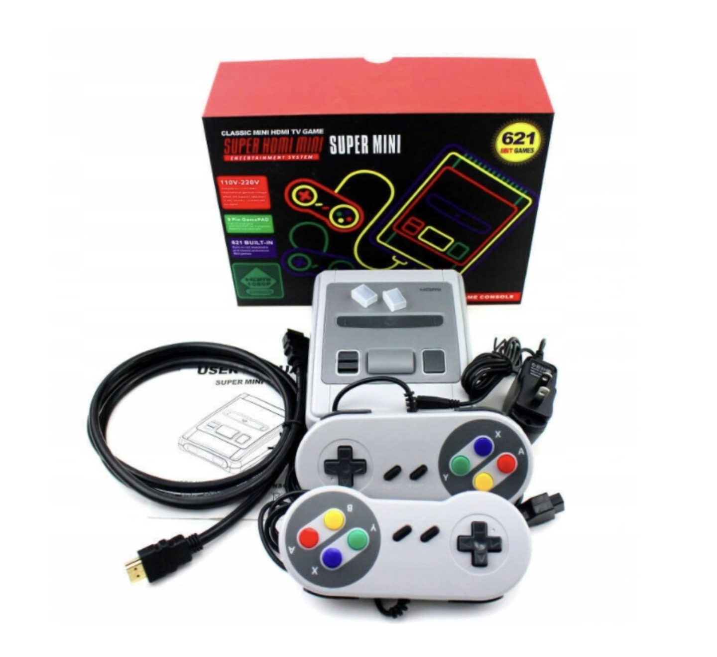 Konsola TV Gra telewizyjna 8-bit HDMI 621 gier