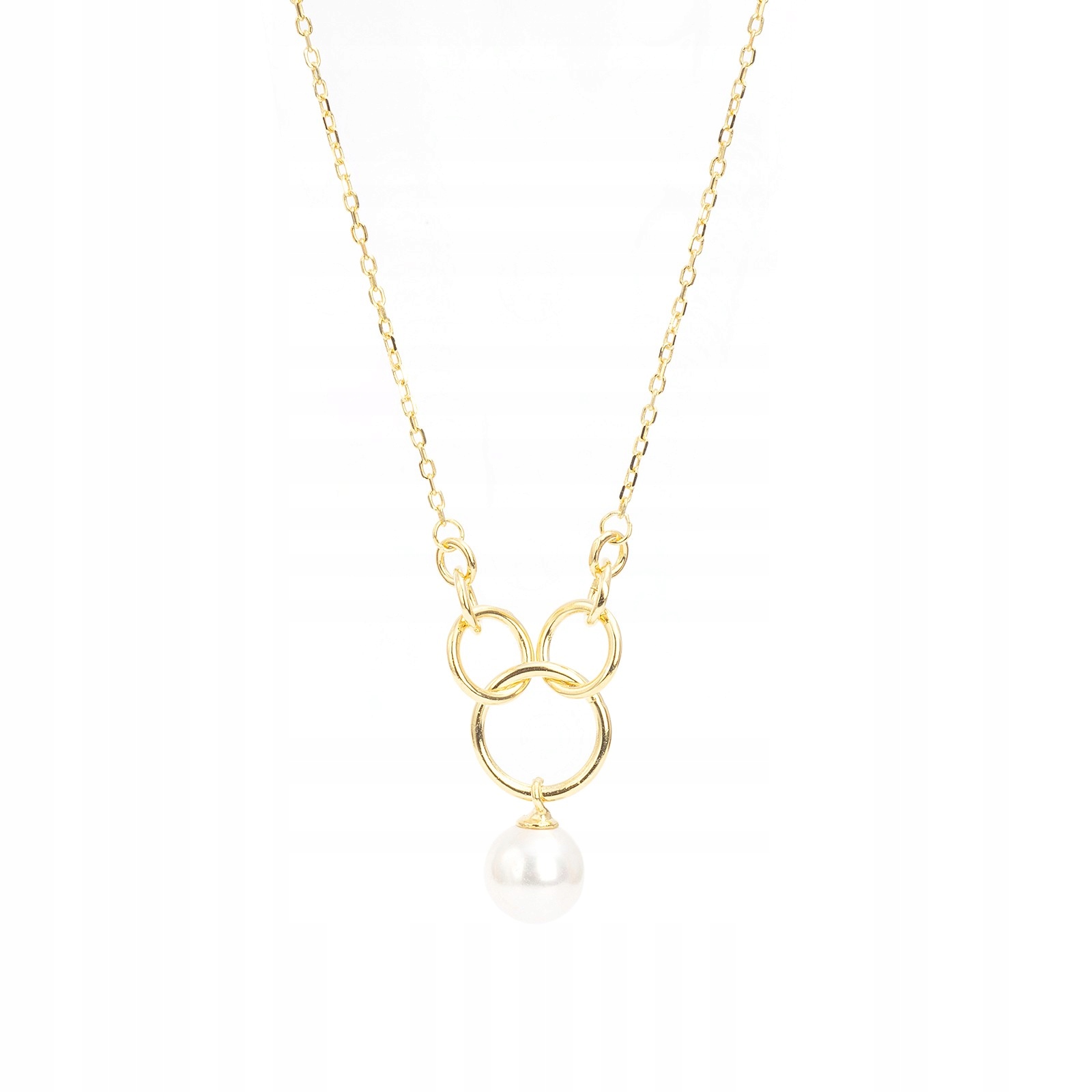 Pozlacený náhrdelník 925 La Perla Kruhy
