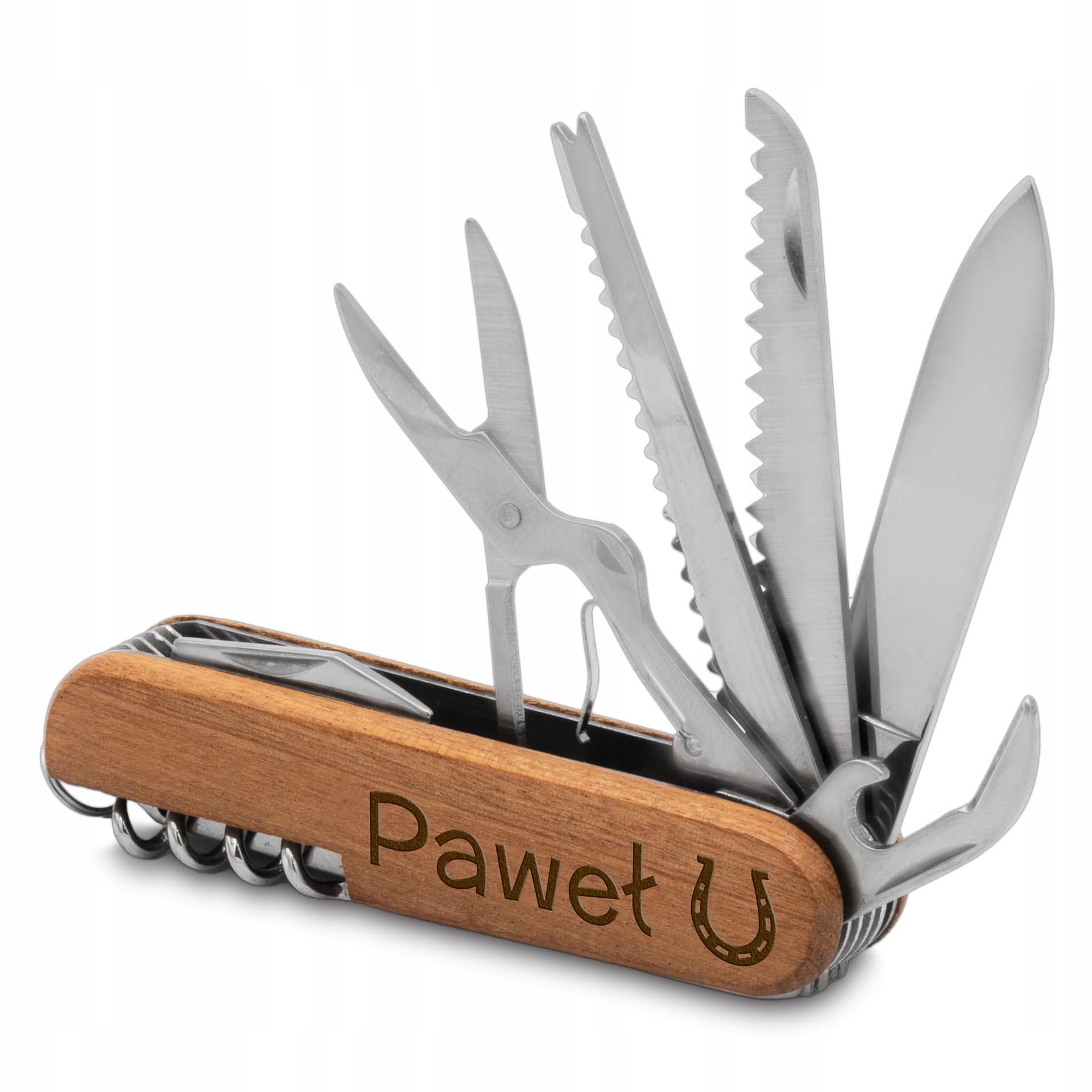 

Scyzoryk wielofunkcyjny Drewniany S4 Grawer