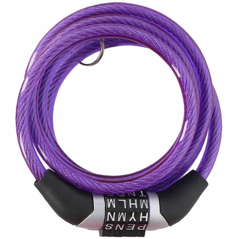 

Dunlop Zapięcie do roweru z szyfrem (Fioletowy)