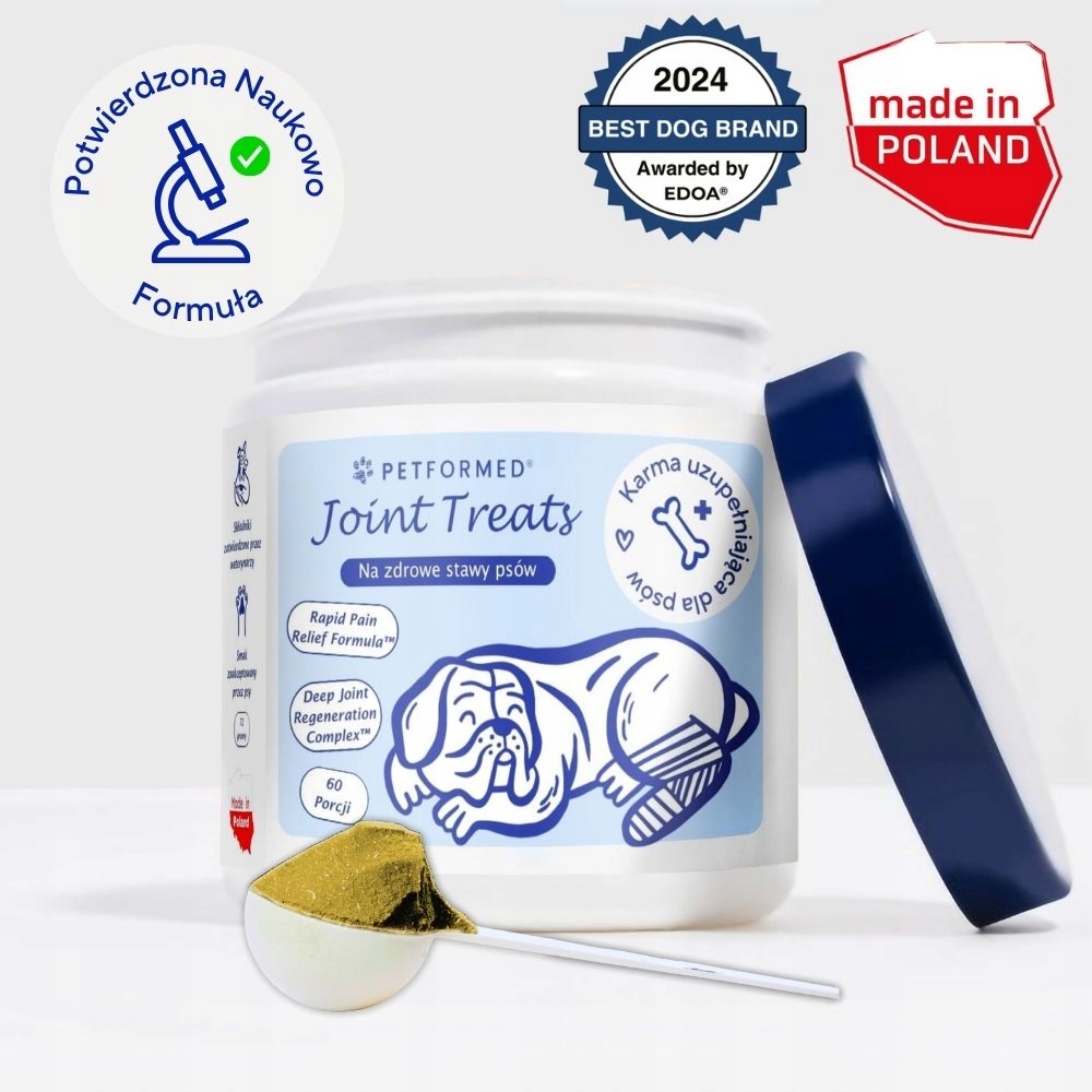 Účinný doplněk na klouby pro psa – Joint Treats Kolagen 60 dávek
