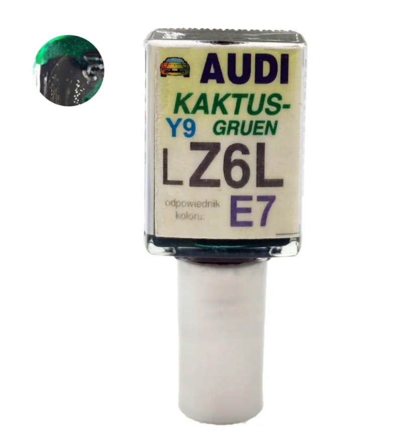 Zaprawka do rys 10ml AUDI VW SEAT Z6L LZ6L E7 Y9 ZIELONY KAKTUS