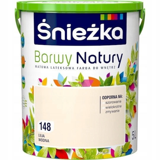 Farba Śnieżka Barwy Natury 5l Lilia Wodna