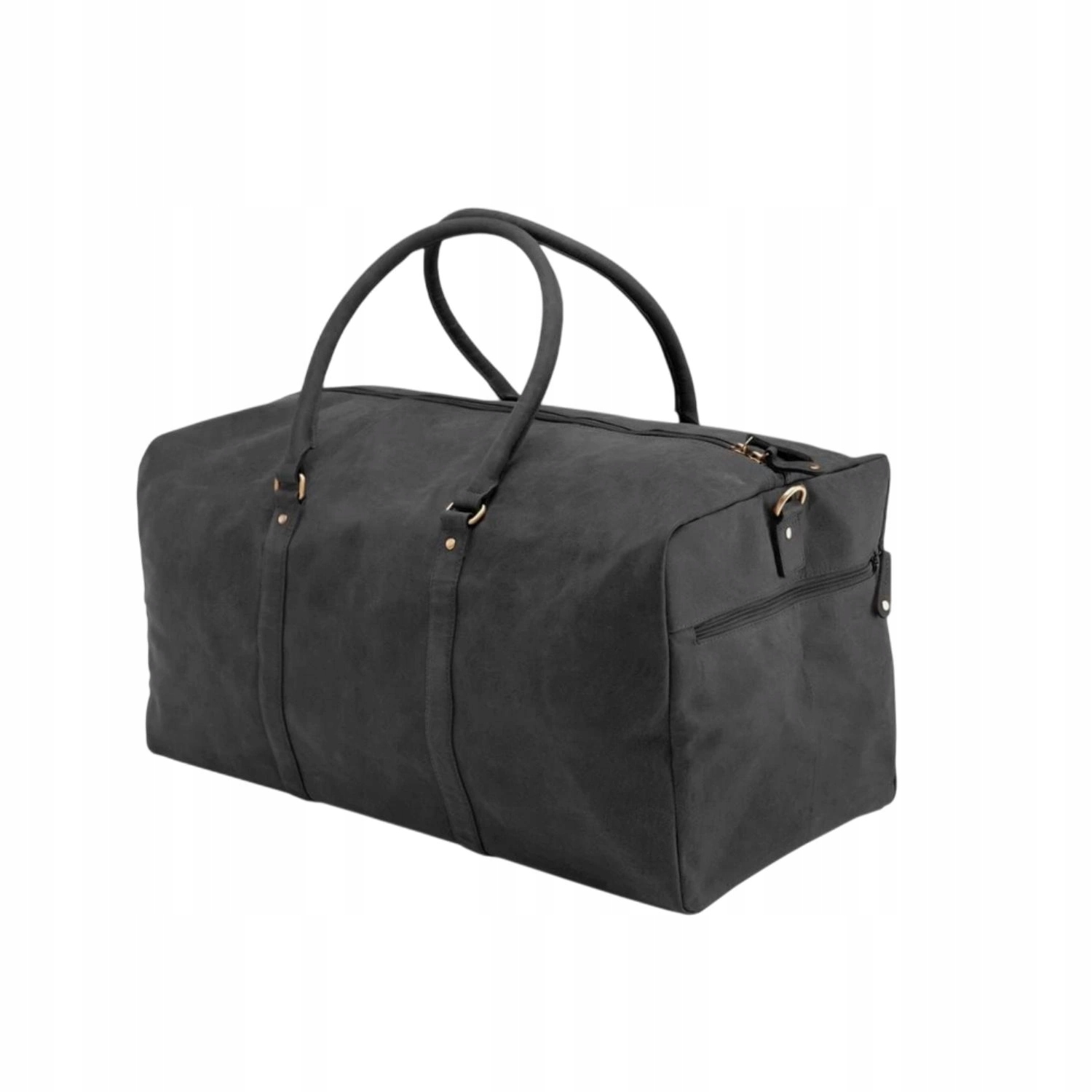 Taška Fuhr Hide Travel San Francisco kožená velká šedá cestovní prostorná