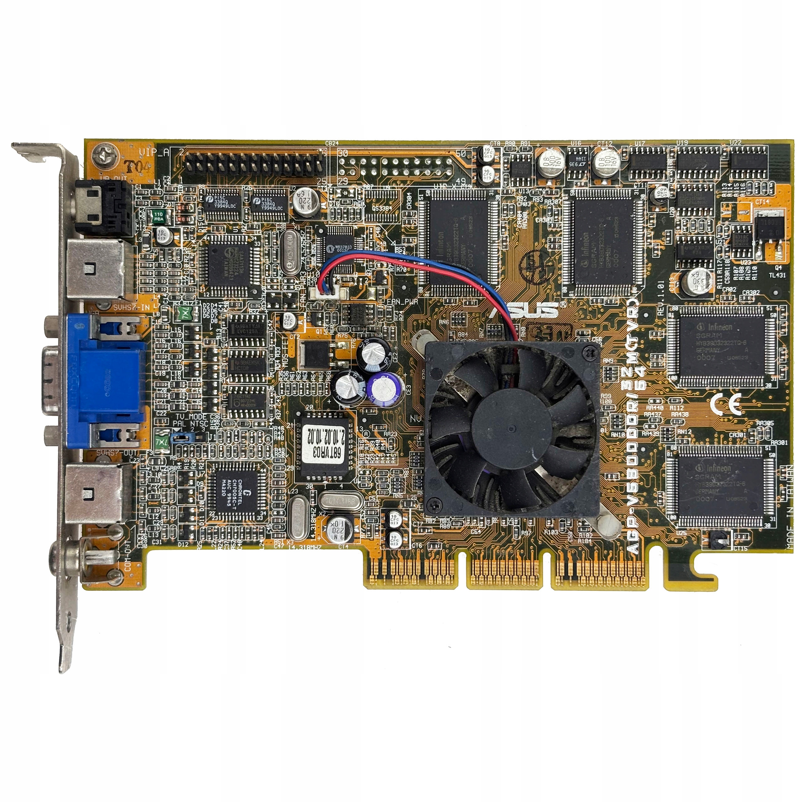 AGP GF 256 ASUS AGP-V6800DDR/64M(TVR) ALLE! ßaQ