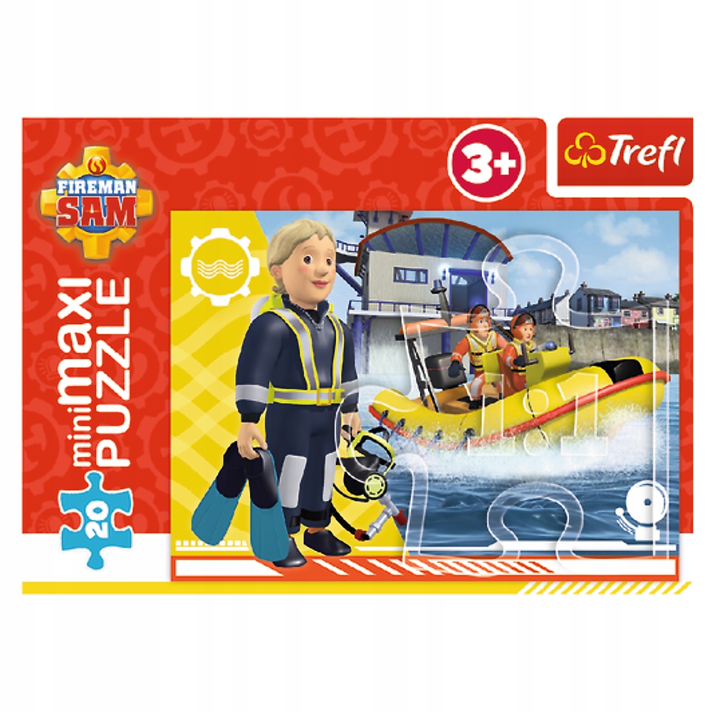 Puzzle 20 MiniMaxi Strażak Sam Fireman Trefl 21114 Marka Trefl