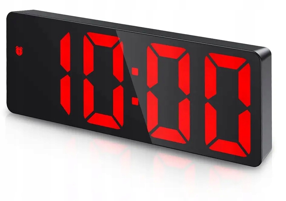 

Budzik Zegar Elektroniczny Termometr Czerwony Led
