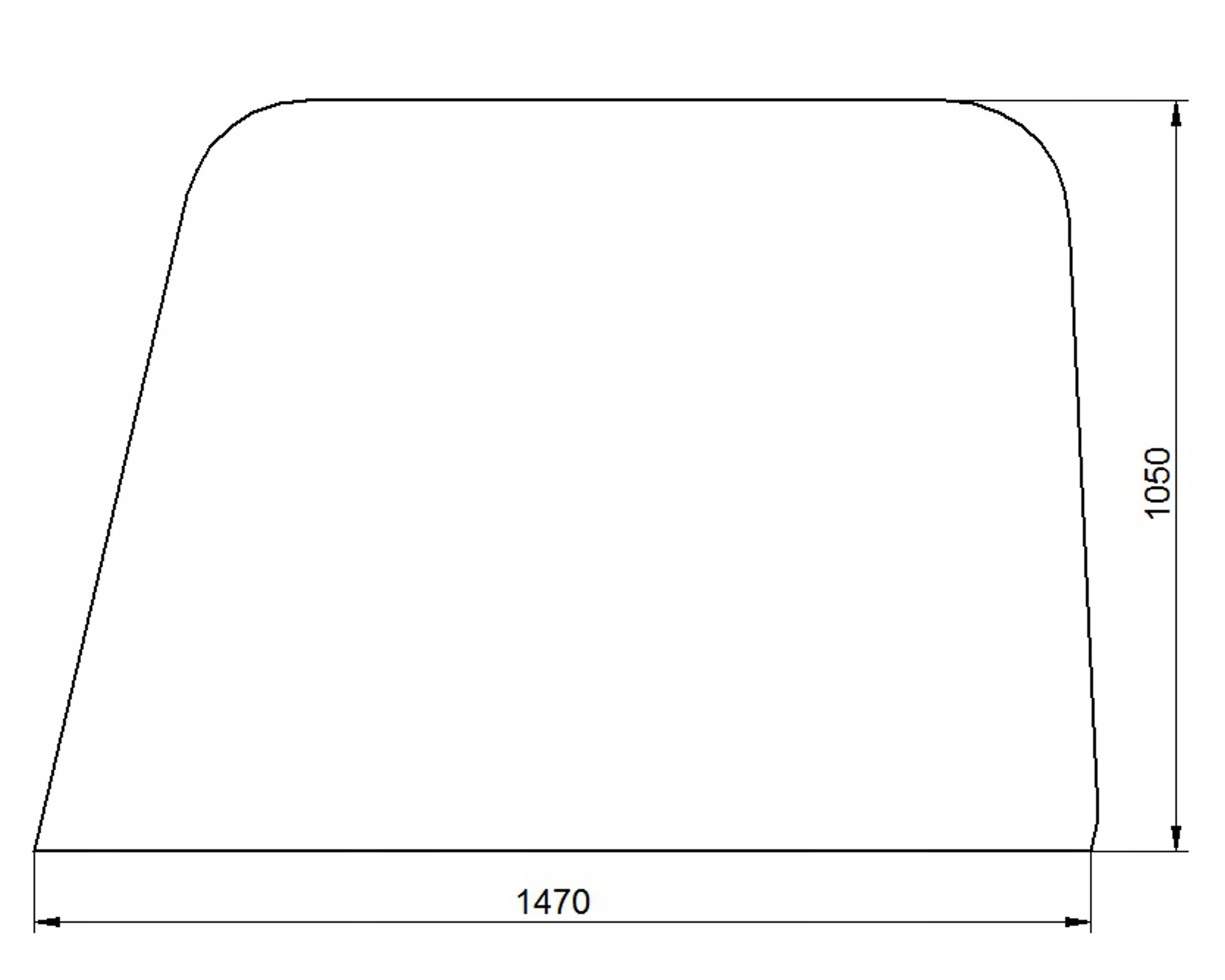 sklo teleskopický nakladač Jcb boční 827/30509
