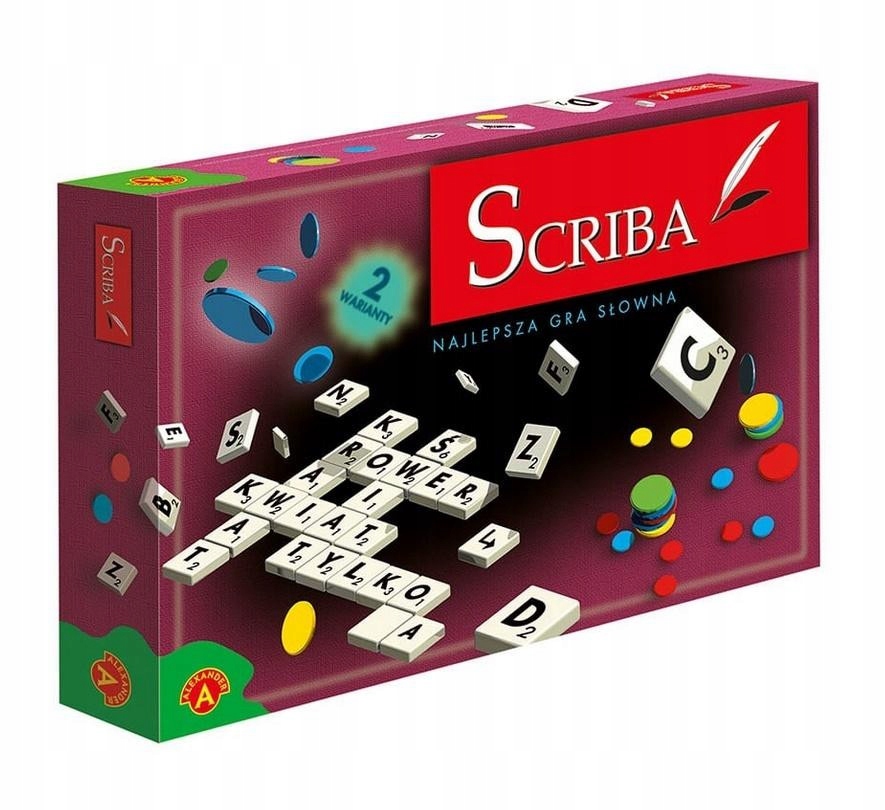 Gra dla Dzieci Familijna Scriba Słowna Logiczna