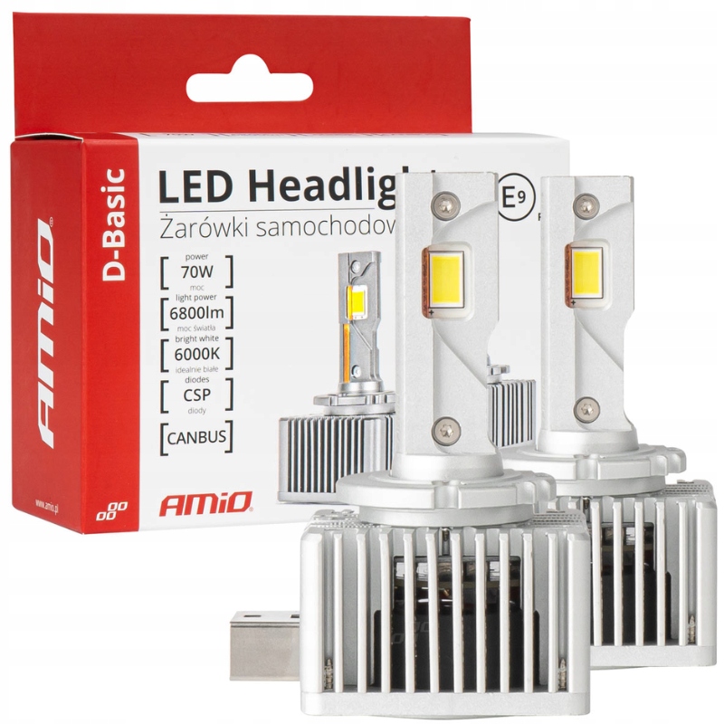 Xenónové Led Žiarovky D3S D8S D-basic 70W 6800LM 2KS Canbus Výbojka Csp