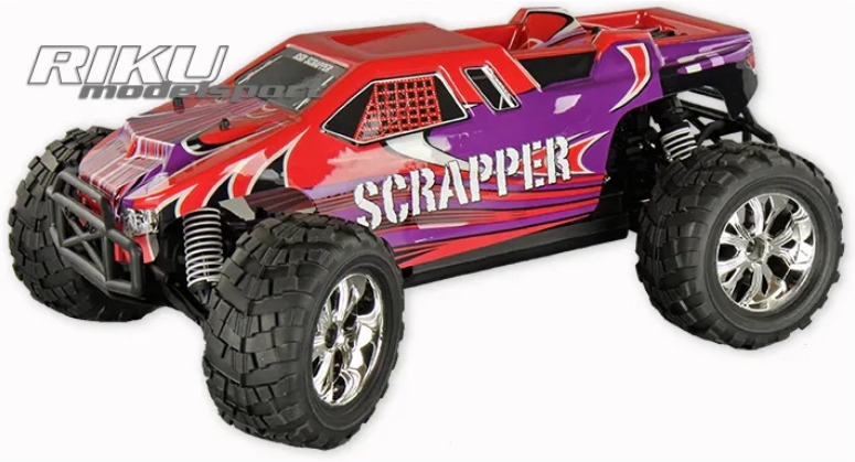 Szybkie Duże Auto Sterowane Rc Bsd Racing 706T Monster Truck Rtr Czerwone