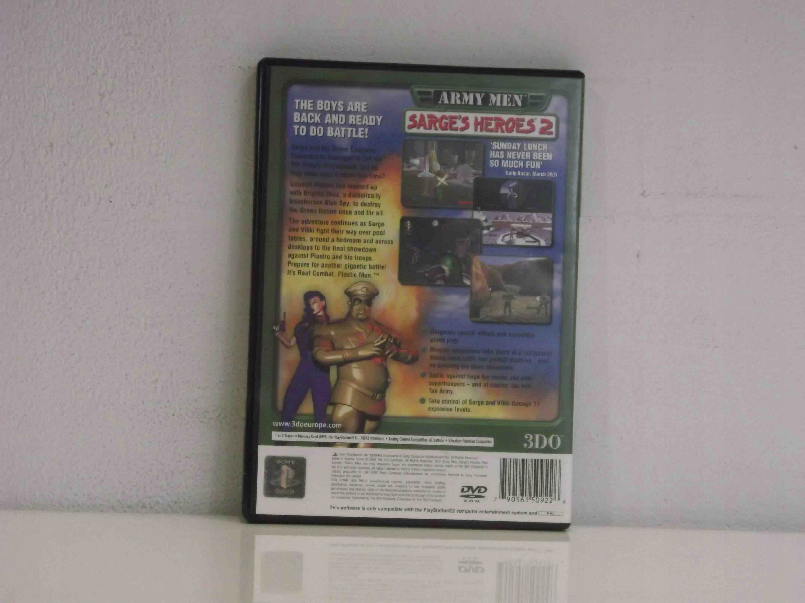 ARMY MEN SARGE'S HEROES 2 PS2 Tematyka gry akcji