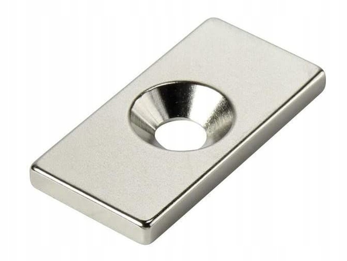 

Magnes Neodymowy Z Otworem Pod Wkręt 20x10x3 Silny