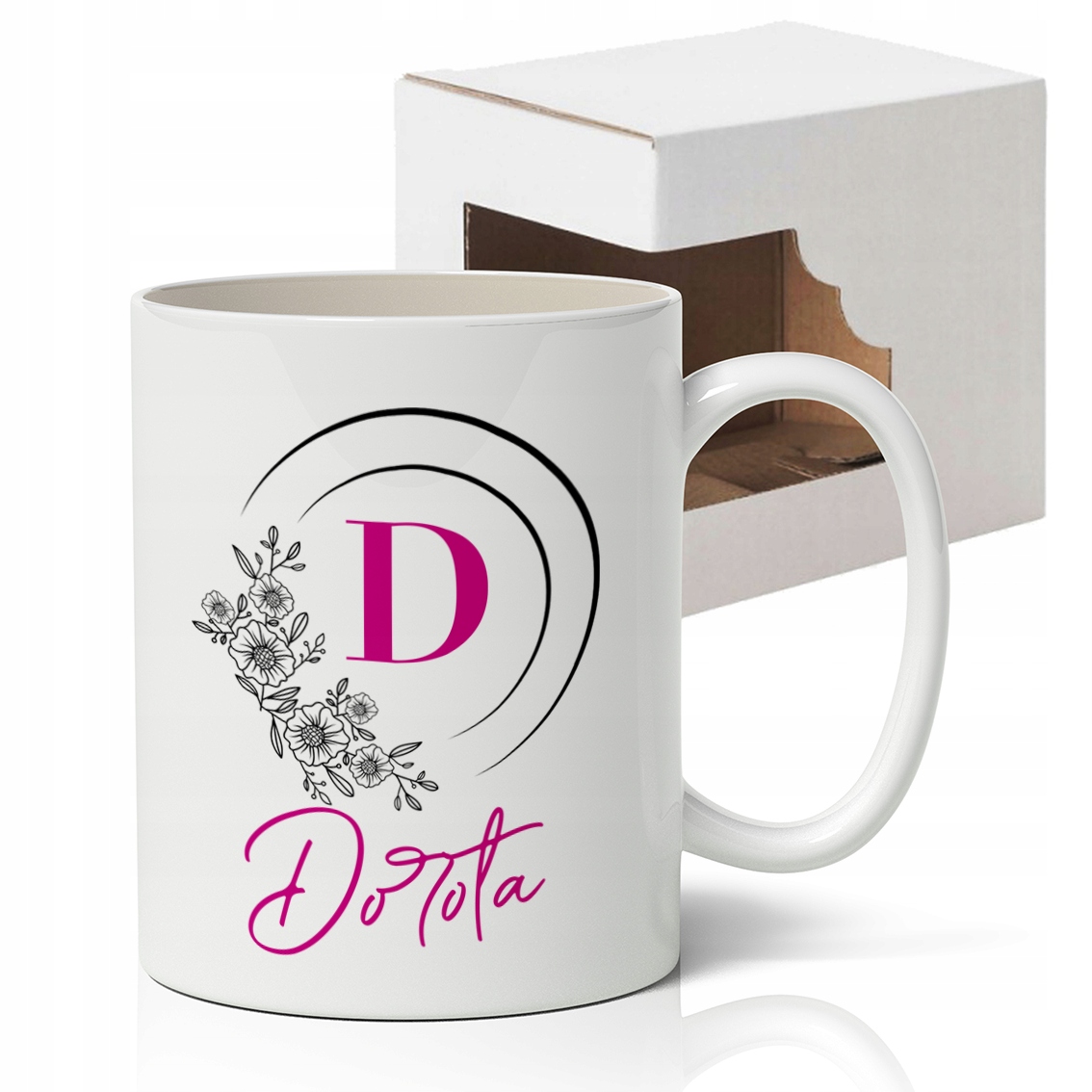 

Kubek twoje imię Dorota dla niej urodziny