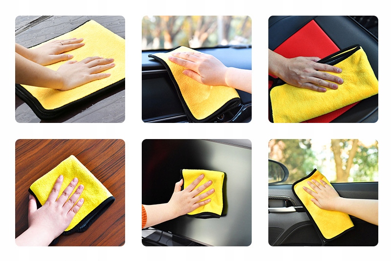 PUSZYSTY RĘCZNIK Z MIKROFIBRY DO MYCIA OSUSZANIA LAKIERU SAMOCHODU AUTA XL Producent Inny