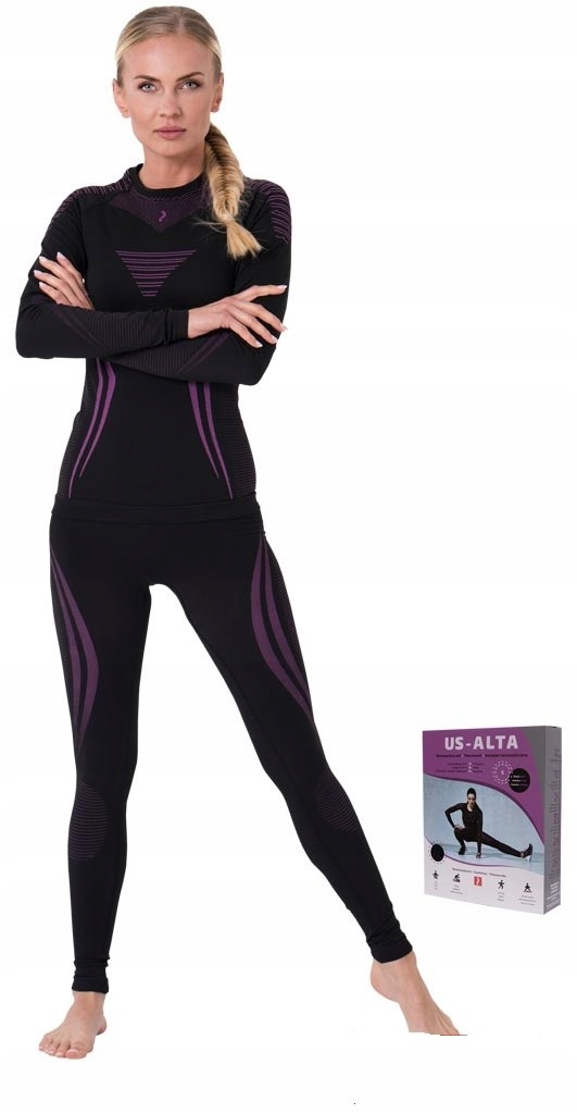 Termoaktivní Souprava Reis Us-alta XL Černo-růžová