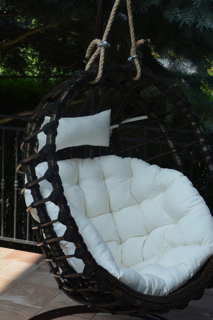 Huśtawka wiklinowa FOTEL WISZĄCY OWAL + poduszka Producent Wiklinowa Wieś