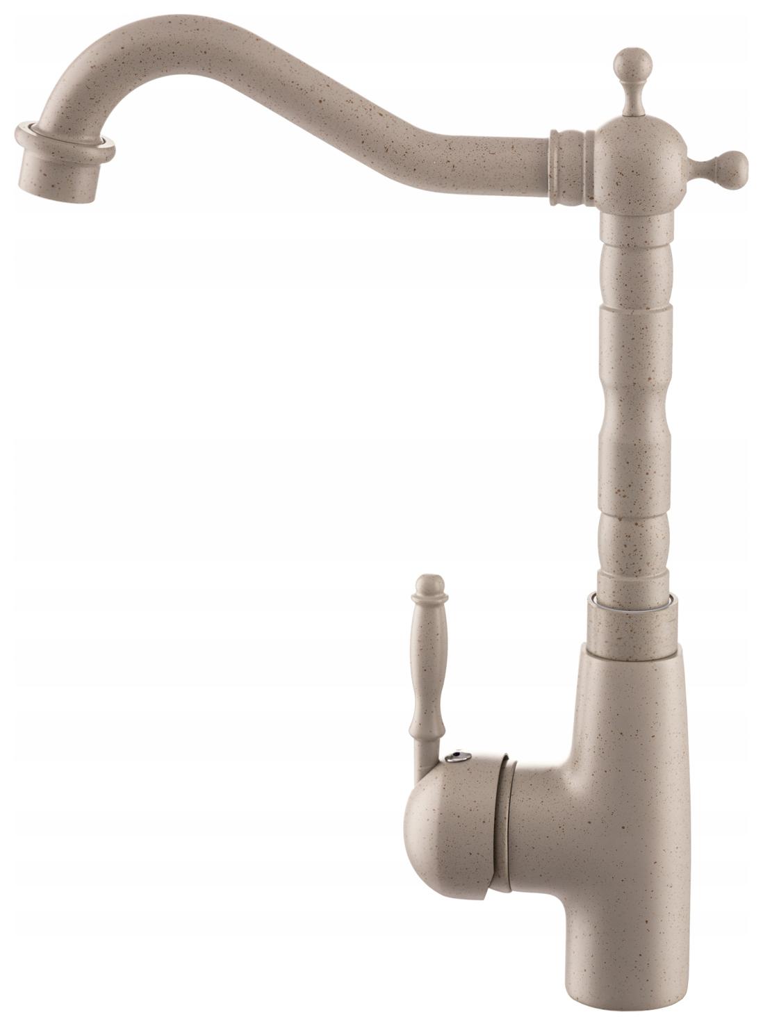Retro Béžová Kuchyňská Baterie dřez granitový Kohoutek