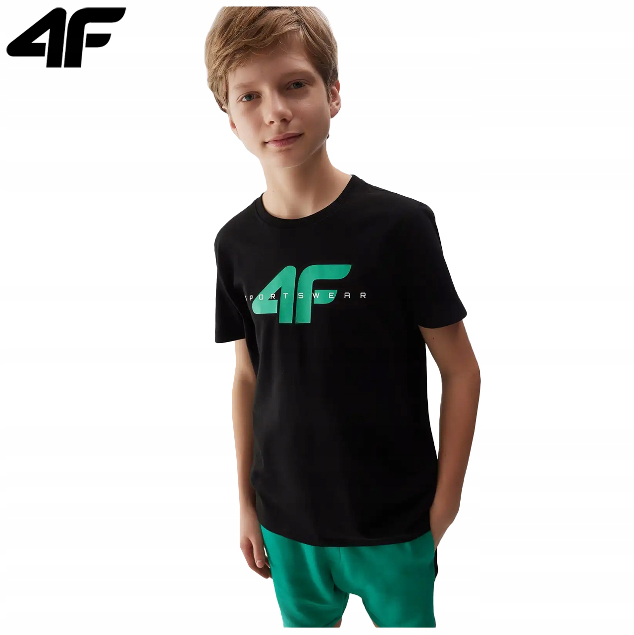 KOSZULKA CHŁOPIĘCA 4F DZIECIĘCA T-SHIRT M1113 BAWEŁNIANA BASIC SPORTOWA 164 Kod producenta 5904698739059