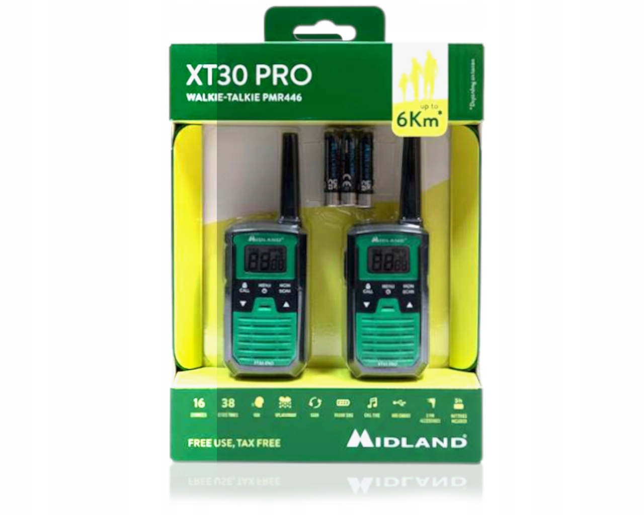 Радиостанция Midland PMR XT30 PRO - 2 шт.