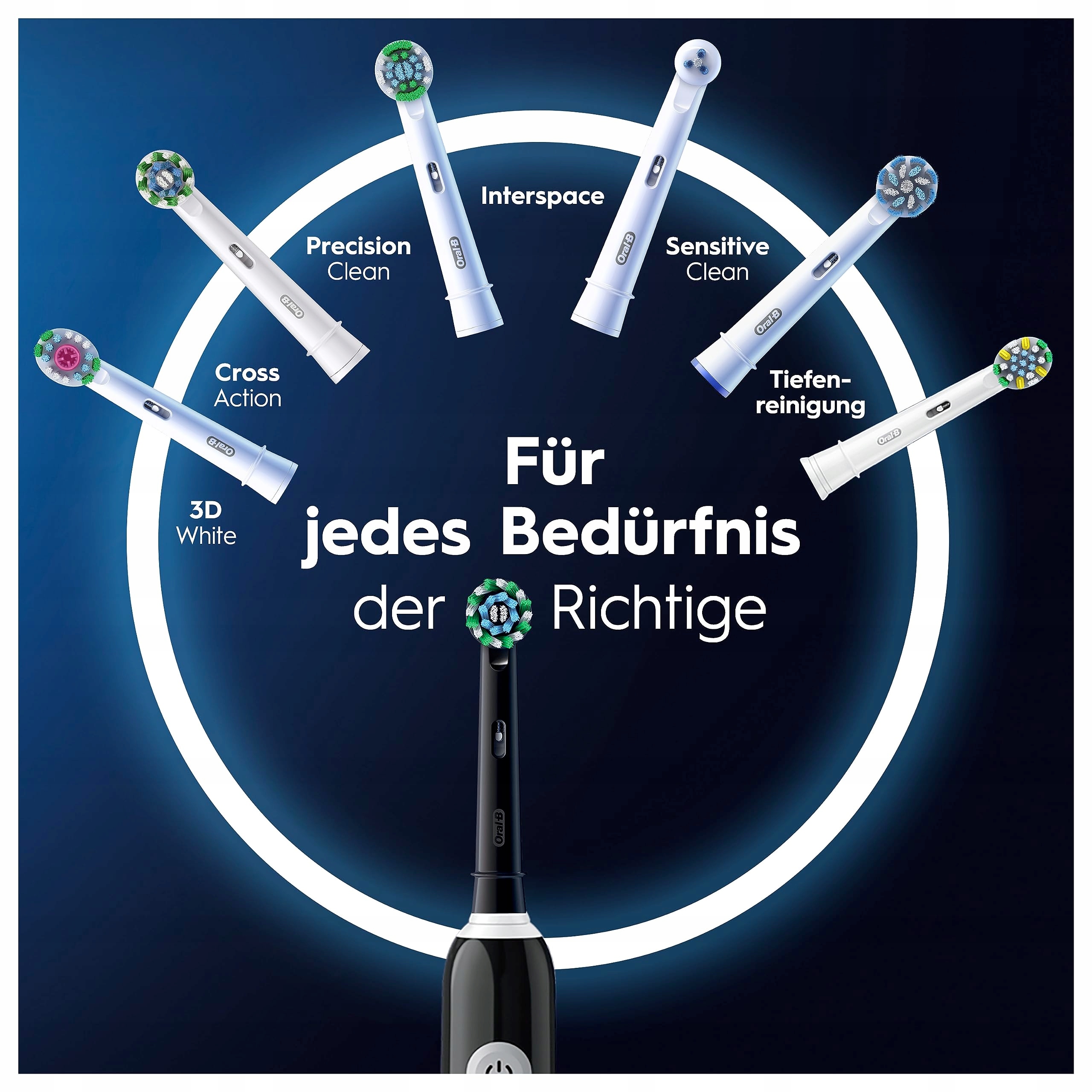 ORAL-B Pro Series 1 Plus Elektryczna Szczoteczka 3 Końcówki Czarna — miniatura 7
