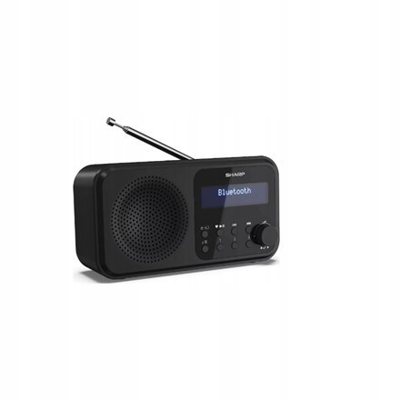 Sharp Sharp DR-P420(BK) Tokyo Portable Digital Radio, FM/DAB/DAB+, Bluetoot