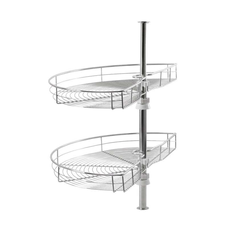 Otočný Košík 1/2 Kola Chrom Kruh 750 MM Amix Access