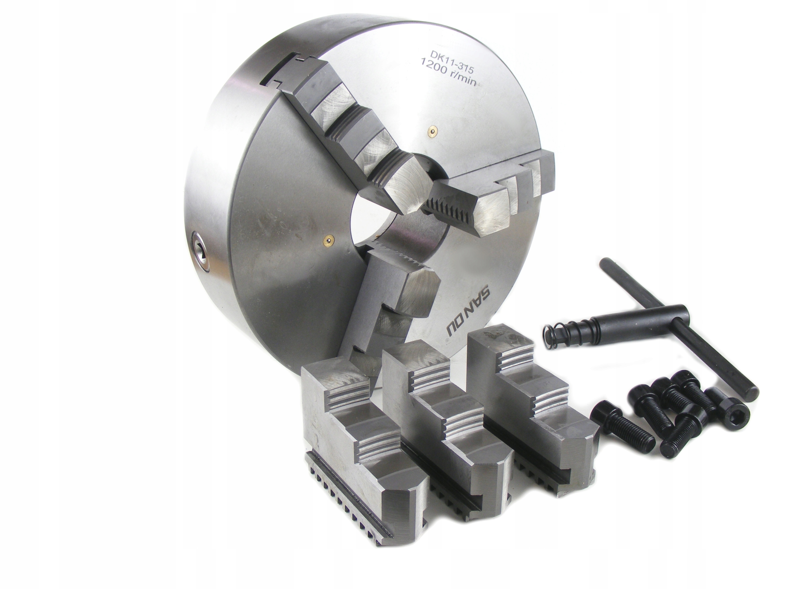Uchwyt Tokarski 315 mm 3 Szczękowy samocentrujący DK-11 DIN6350 Sanou