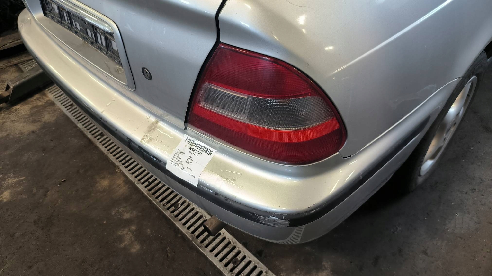 bumper rear part NH614M HONDA CIVIC VI HB