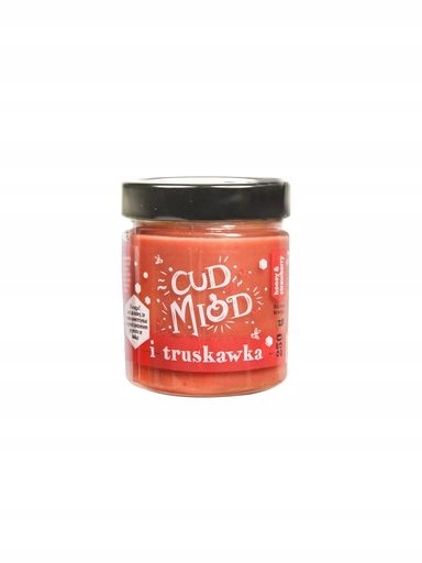 Levně 3X Bartnik Cudud med s jahodou 250 g ozdobná krabička