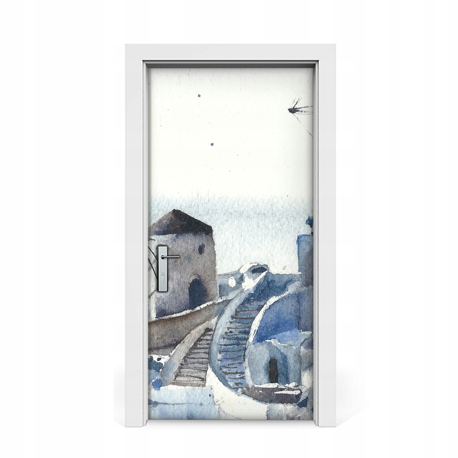 

Okleina na Drzwi Santorini Wyspa Grecja 95x205