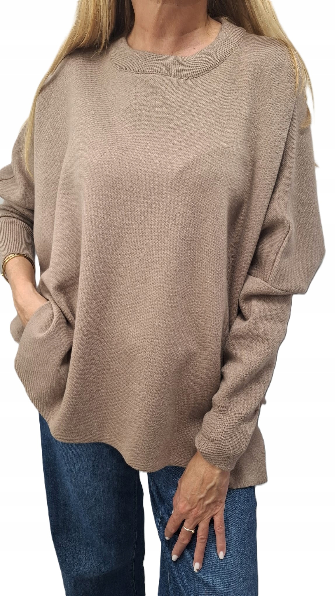 Cocomore Krabicový svetr Oversize Latte