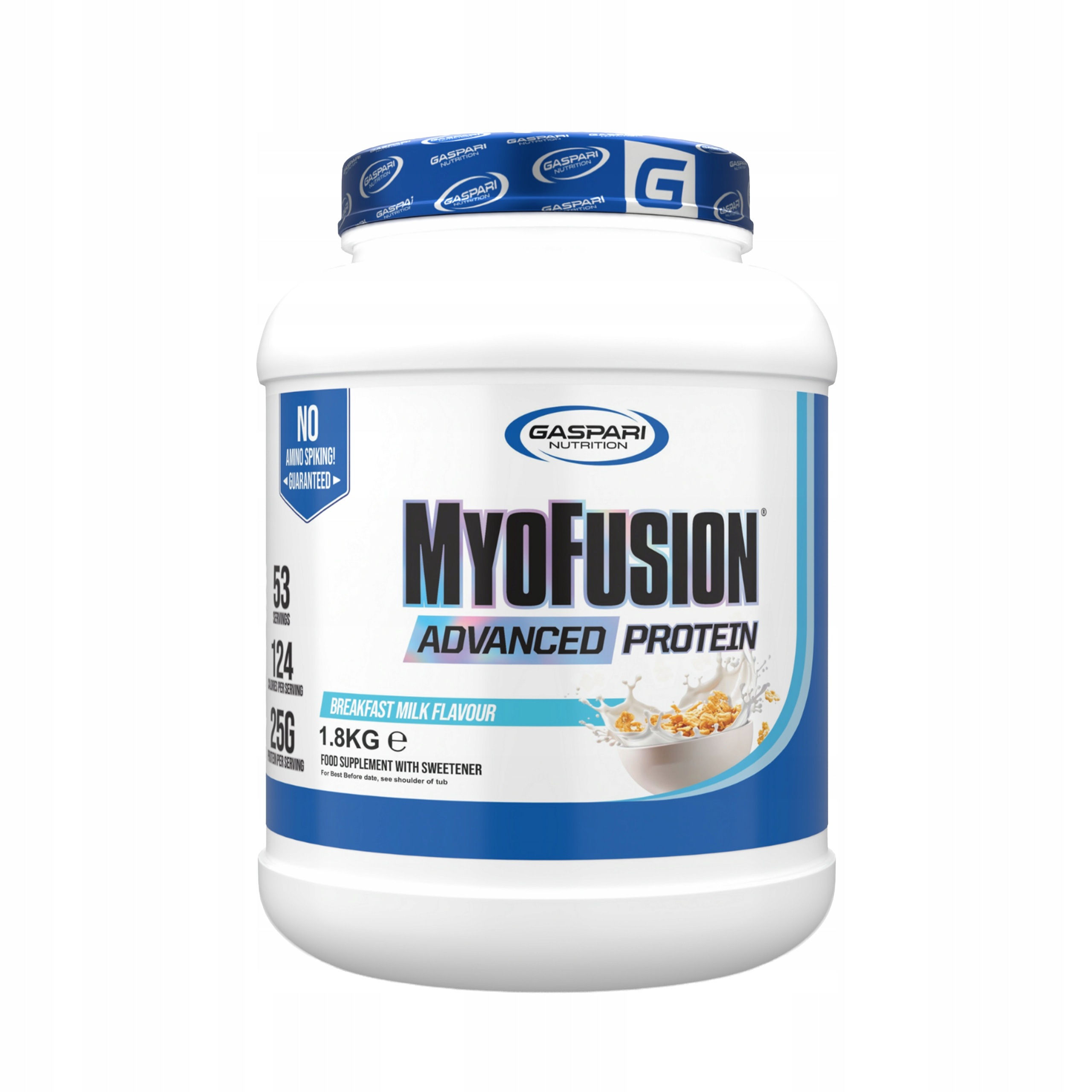 Gaspari Nutrition MyoFusion 1800g Wpc protein Wpi Izolát Doplněk Stravy kondicionér