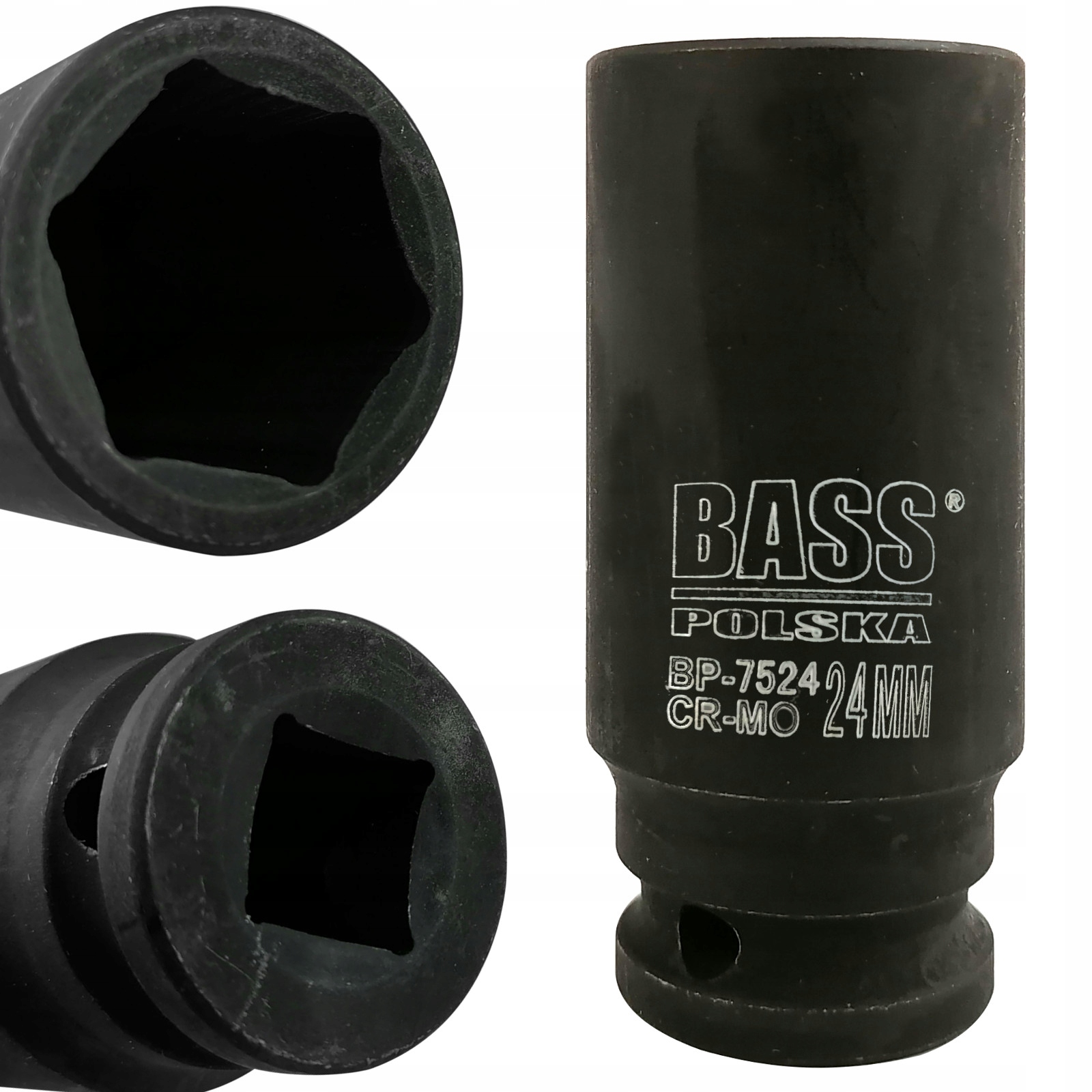 

Bass Polska Nasadka Udarowa 1/2'' 24MM Długa H-78