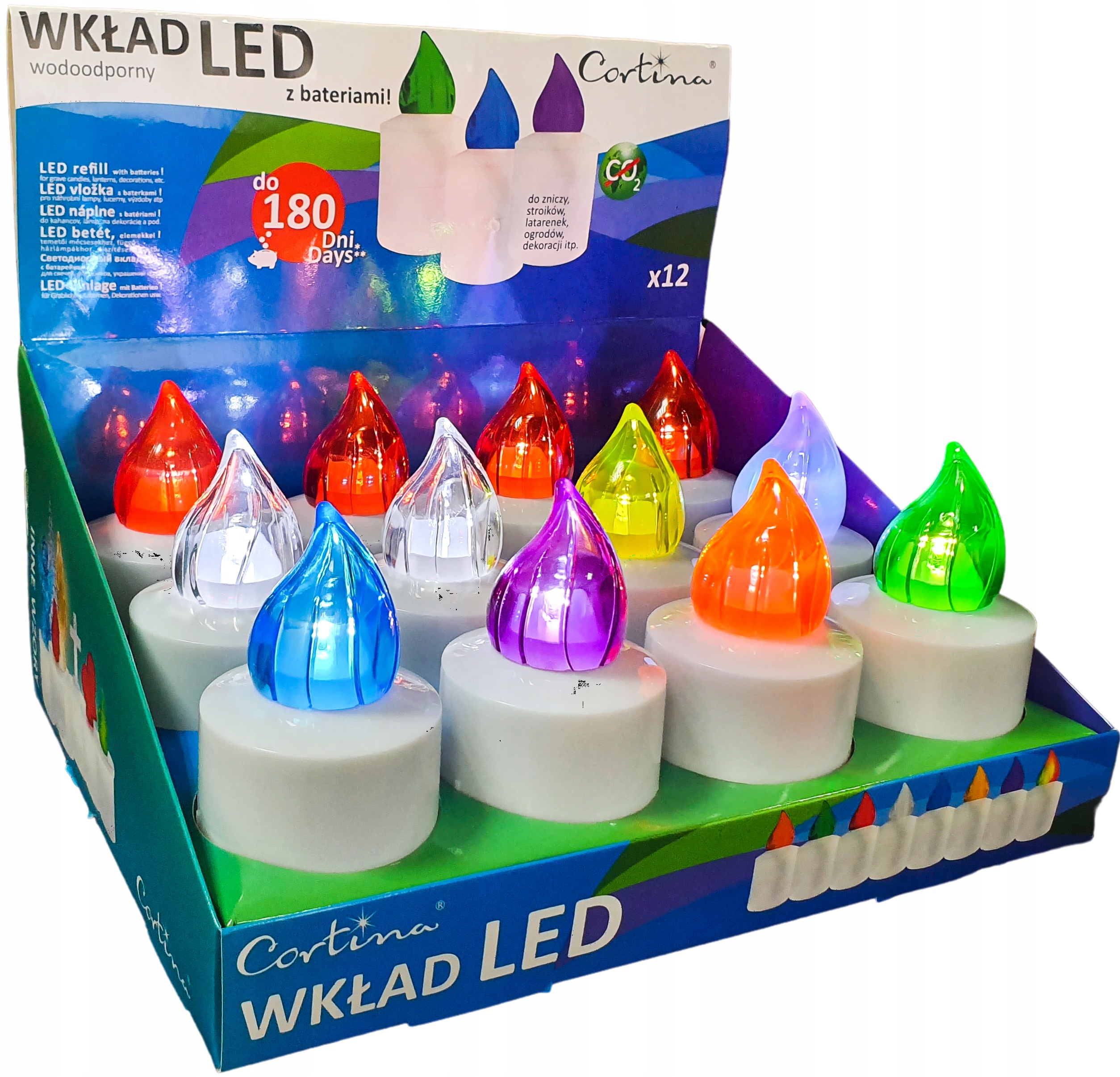 

Duży Wkład Do Znicza wkłady x12 Zestaw Wkładów