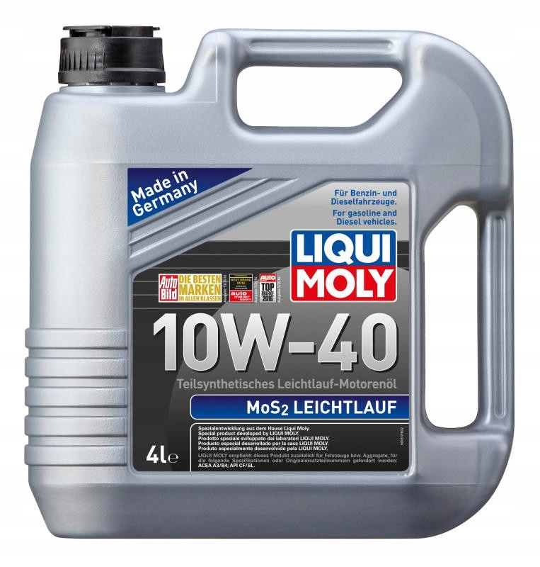 OLEJ LIQUI MOLY 10W40 4L MOS2 LEICHTLAUF SUPER LM6948