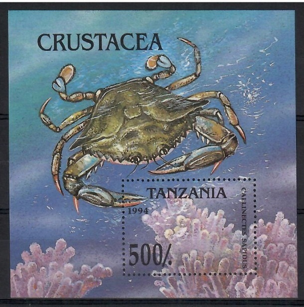 Tanzania 1994 Mi bl 269 Czyste **