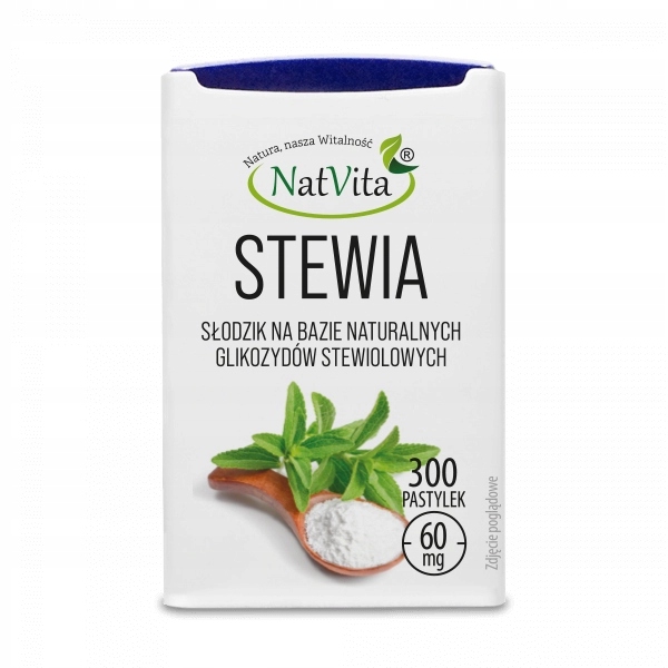 Stevia sladidlo pastilky 60 mg 1000 kusů NatVita