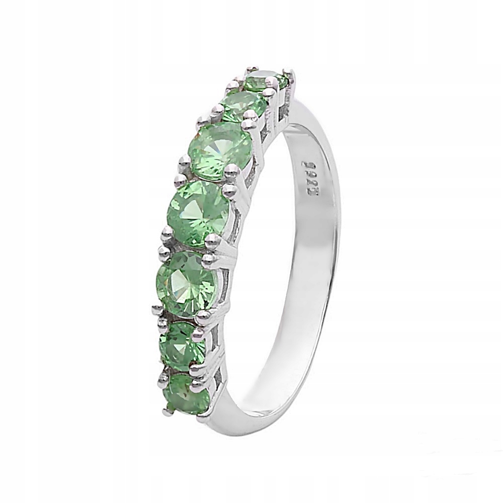 Prstýnek Ag 925 Tsavorit NA1906R-R-TS vel. 17