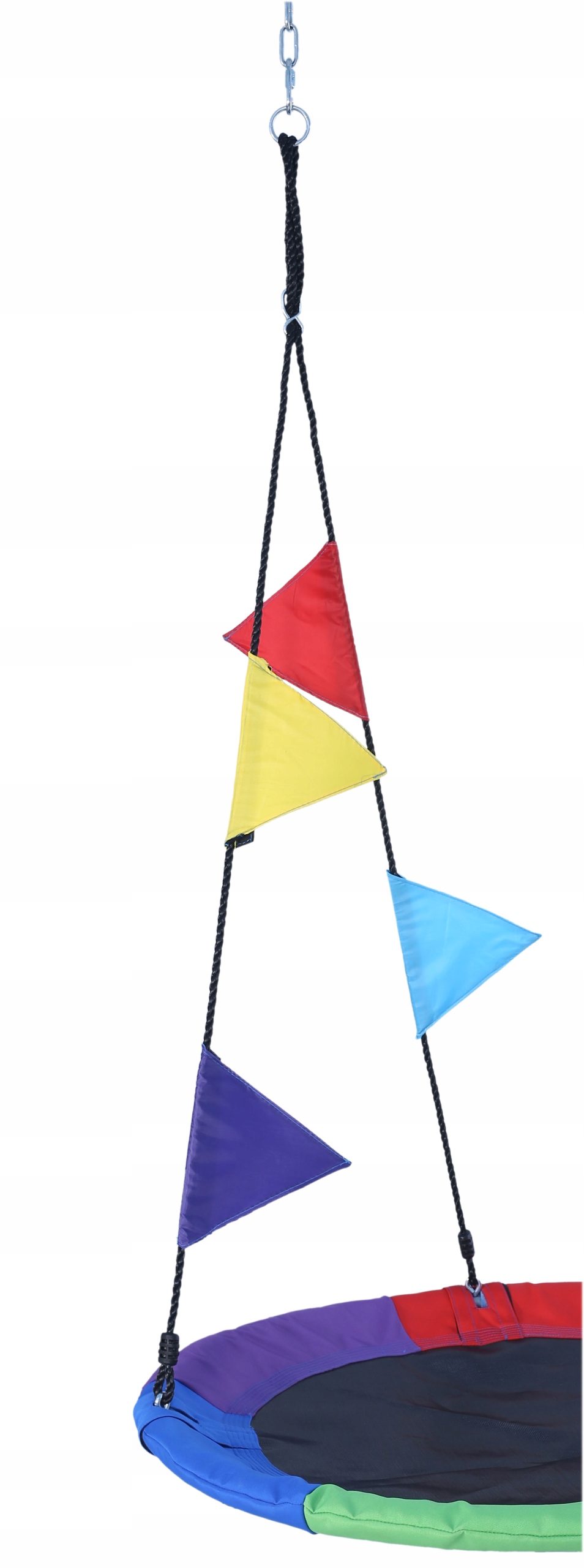 HUŚTAWKA DLA DZIECI OGRODOWA GNIAZDO BOCIANIE MOCNA WISZĄCY SIEDZISKO 100CM Kod producenta 5902143673323