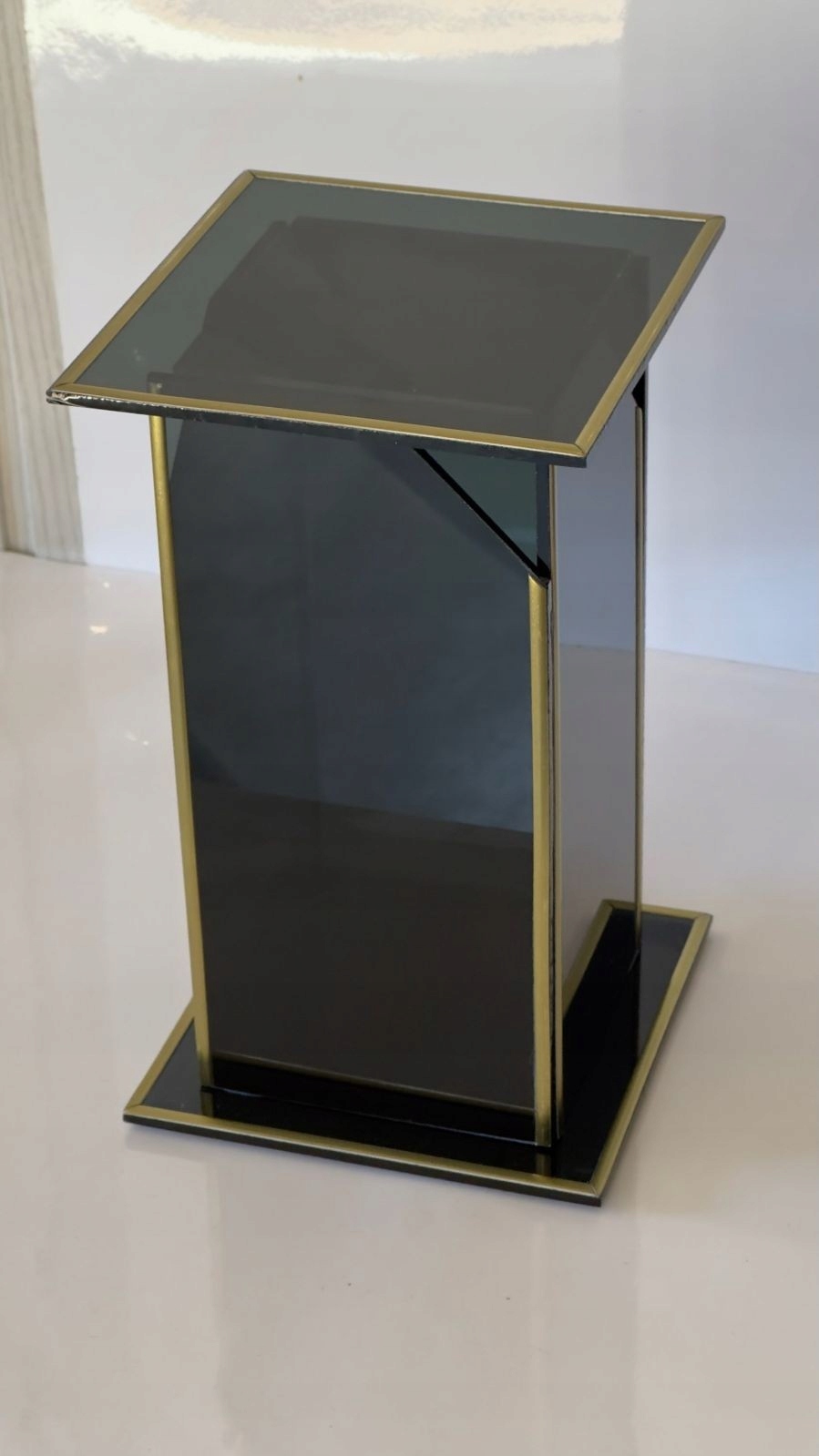 SZYBA SKOŚNA CAŁOSZKLANY DARK / ZŁ / MAŁA / 1 SZTUKA