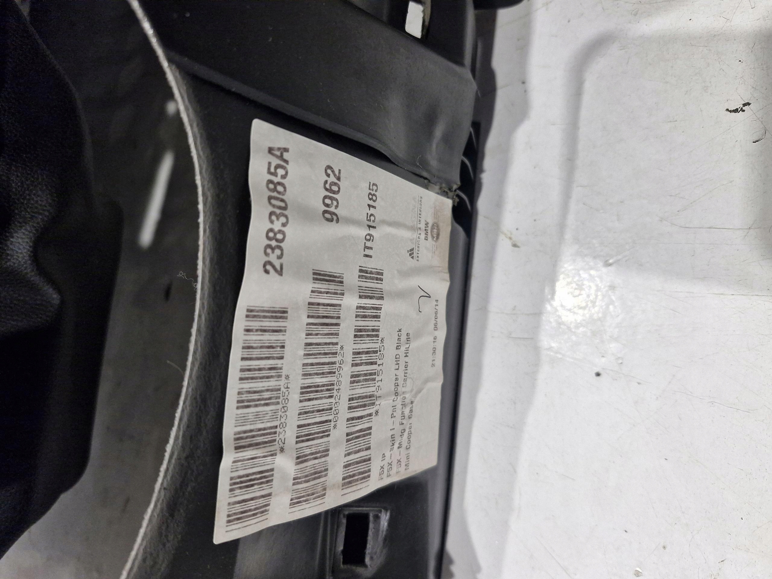 MINI COOPER F56 dashboard console original