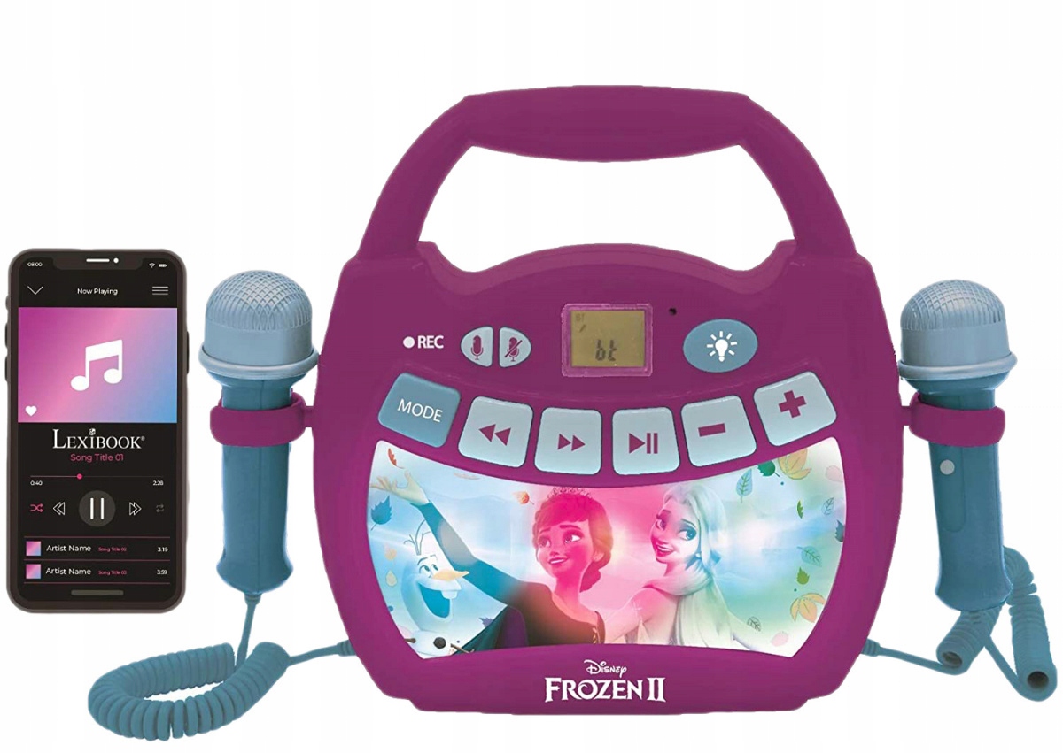 

Kraina Lodu 2 Odtwarzacz Bluetooth Karaoke Rgb